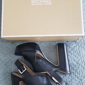 Michael Kors Chunky Heel Sandals